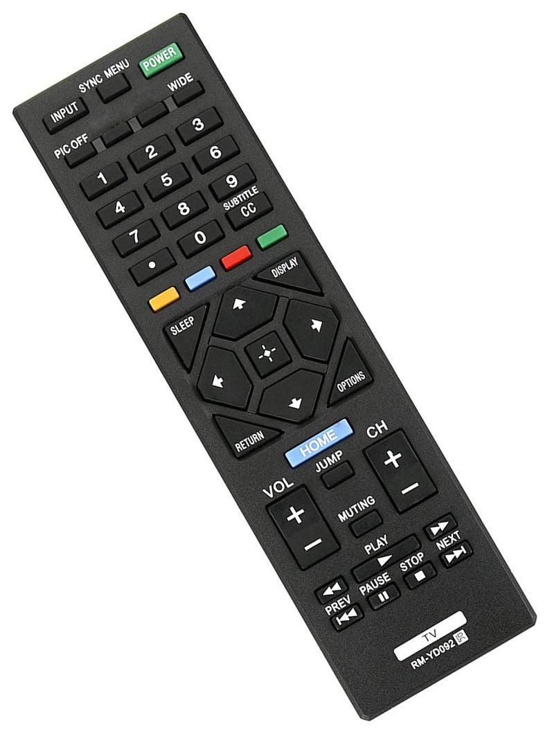 UBay RM-YD092 Remote Control Universal Compatible with All Sony LCD LED HDTV and Bravia TV's - New Model - Image 2